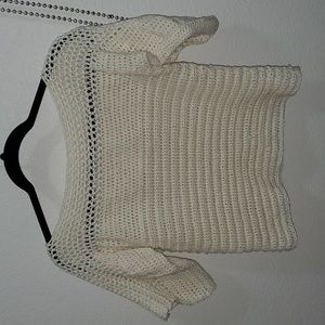Cream crochet top